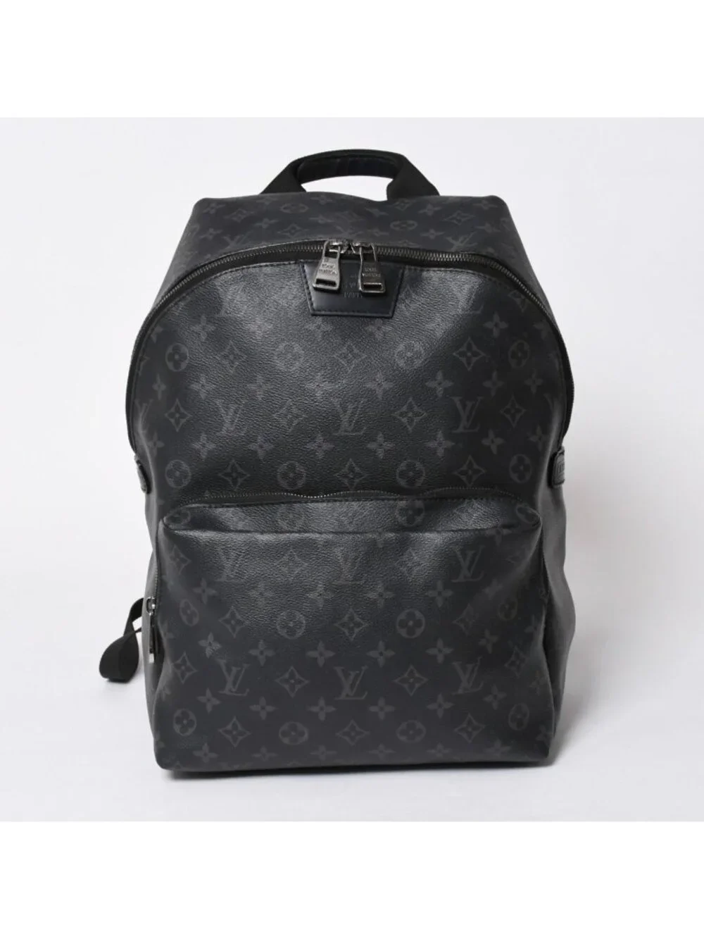 Louis Vuitton Apollo Backpack Monogram Eclipse Black Dark Gray Metal